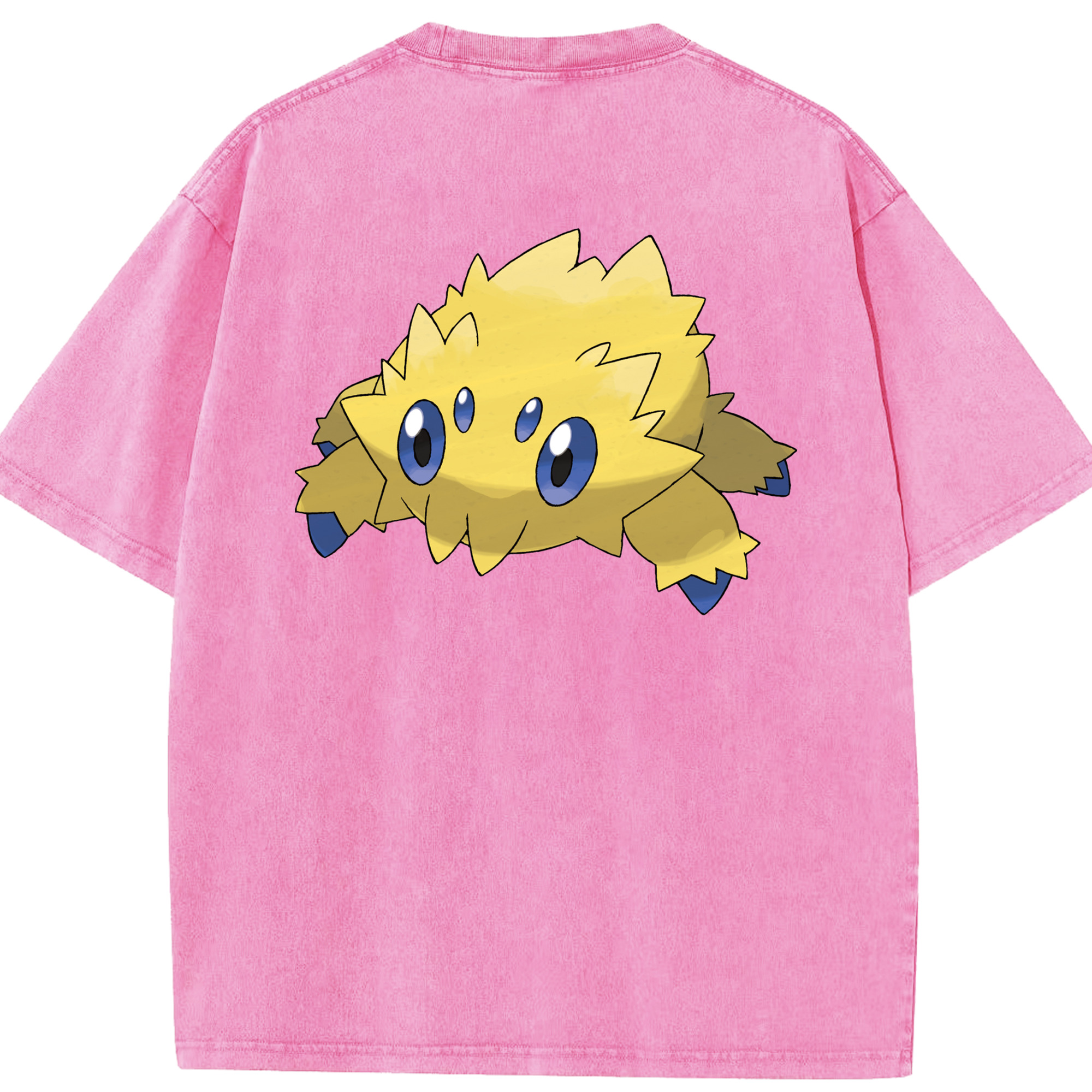 （画像用） ポケットモンスター Pokémon 綿100% ヴィンテージ風 半袖Tシャツ（背面プリント）